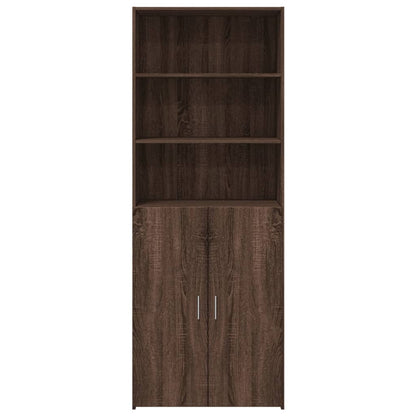 vidaXL Highboard Braun Eichen-Optik 70x42,5x185 cm Holzwerkstoff