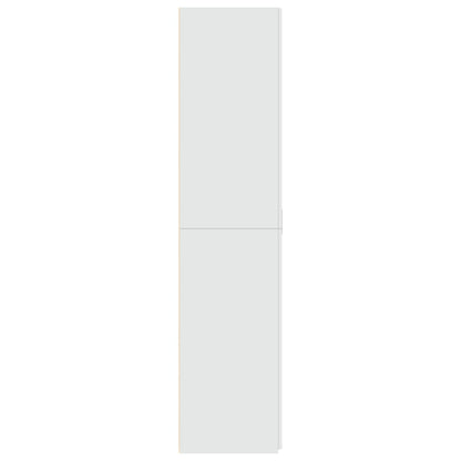 vidaXL Highboard Weiß 80x42,5x185 cm Holzwerkstoff
