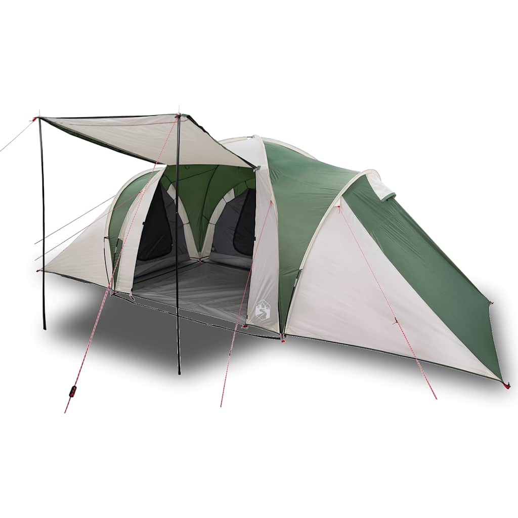 vidaXL Tente dôme familiale 6 personnes verte imperméable