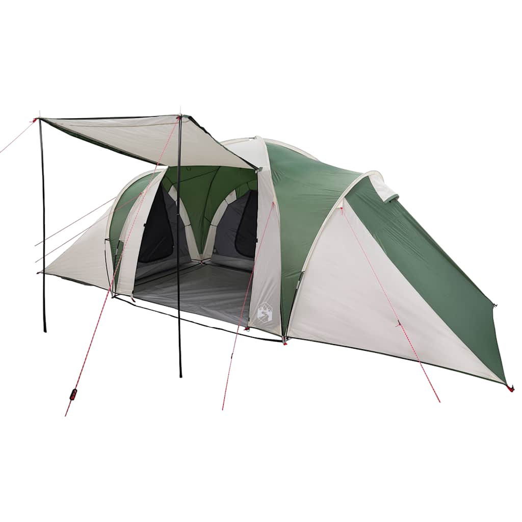 vidaXL Tente dôme familiale 6 personnes verte imperméable