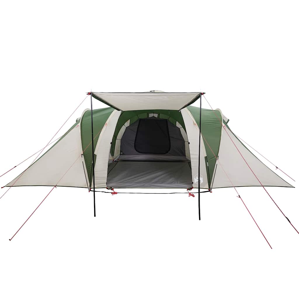 vidaXL Tente dôme familiale 6 personnes verte imperméable