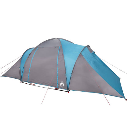 vidaXL Tente dôme familiale 6 personnes Bleu Imperméable