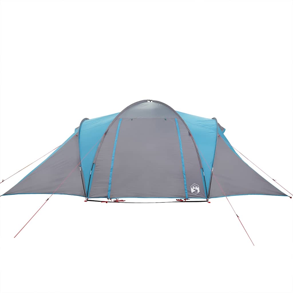 vidaXL Tente dôme familiale 6 personnes Bleu Imperméable