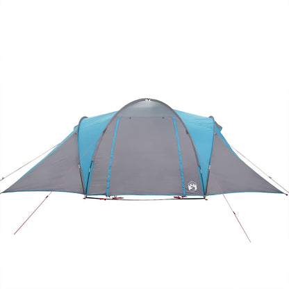 vidaXL Tente dôme familiale 6 personnes Bleu Imperméable