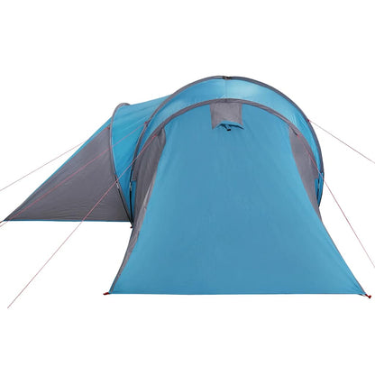 vidaXL Tente dôme familiale 6 personnes Bleu Imperméable