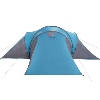 vidaXL Tente dôme familiale 6 personnes Bleu Imperméable