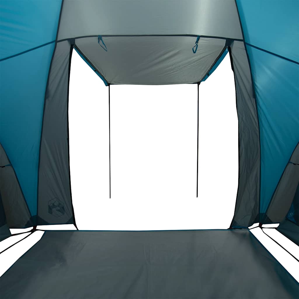 vidaXL Tente dôme familiale 6 personnes Bleu Imperméable