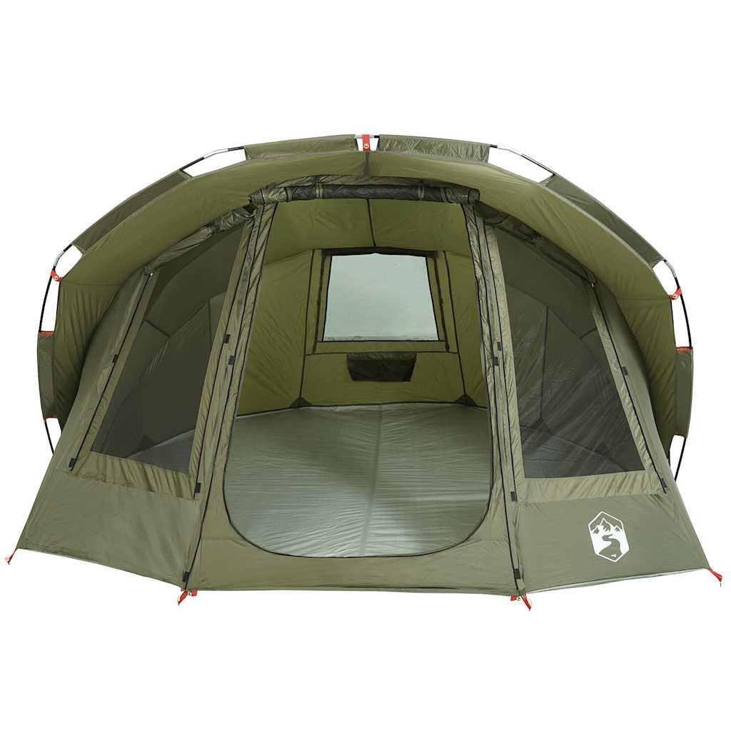 vidaXL Tente de pêche 5 personnes vert olive imperméable