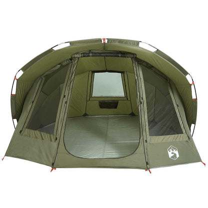 vidaXL Tente de pêche 5 personnes vert olive imperméable