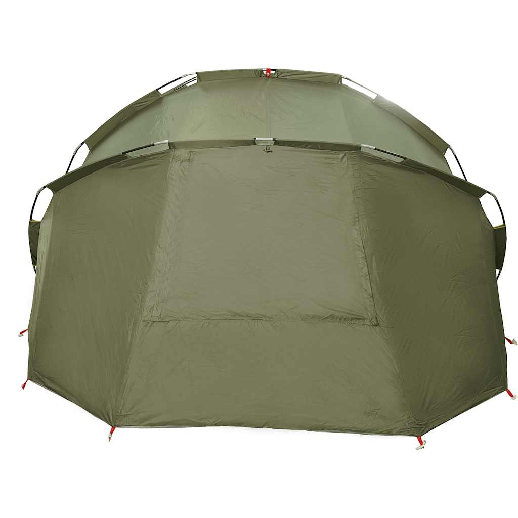 vidaXL Tente de pêche 5 personnes vert olive imperméable