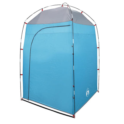 vidaXL Duschzelt Blau Wasserfest