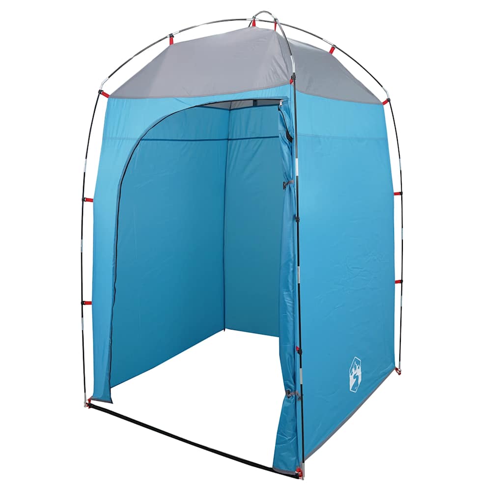 vidaXL Duschzelt Blau Wasserfest
