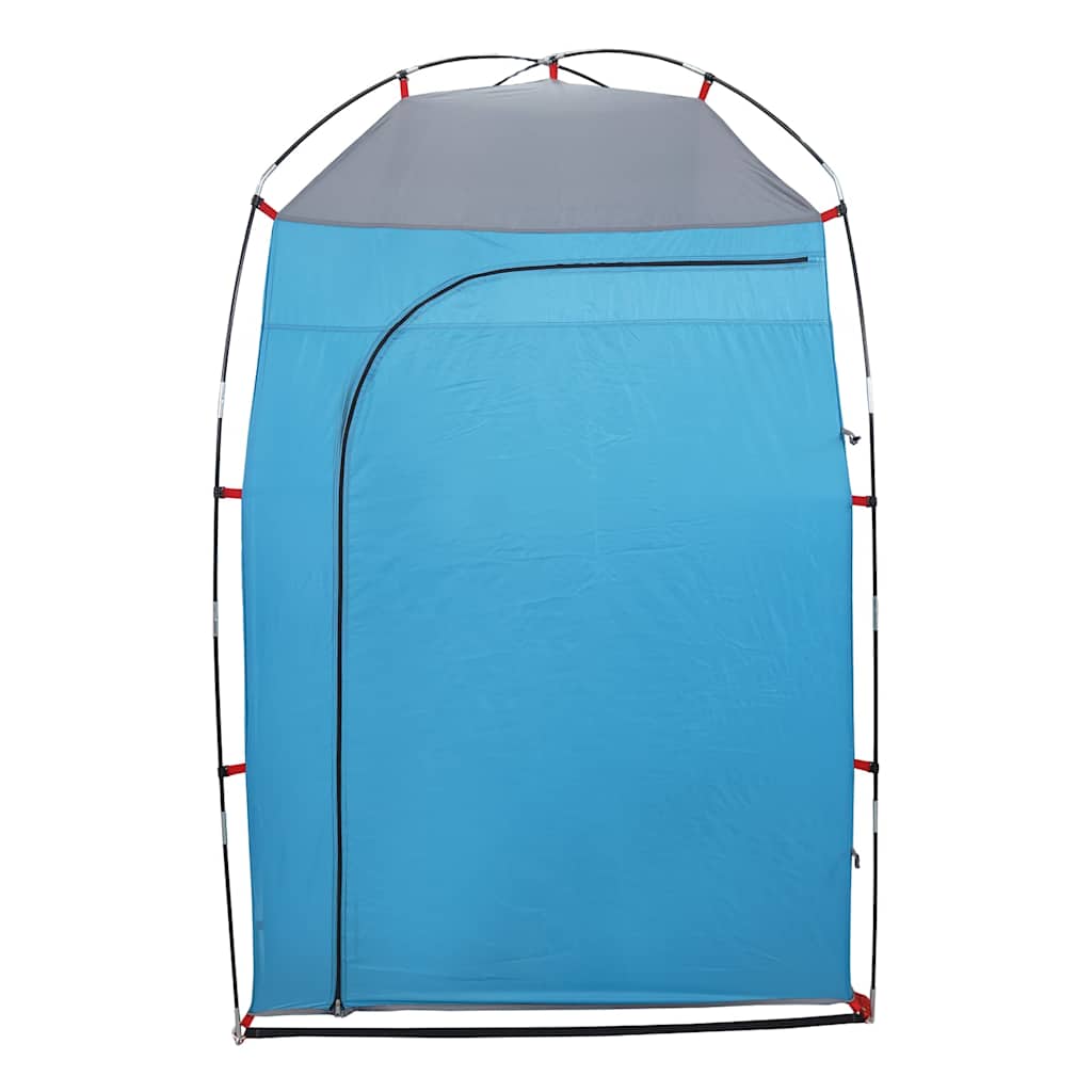 vidaXL Duschzelt Blau Wasserfest