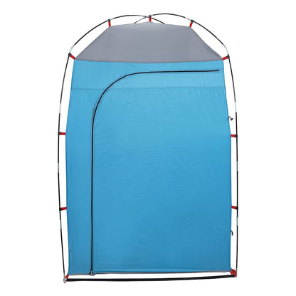 vidaXL Duschzelt Blau Wasserfest