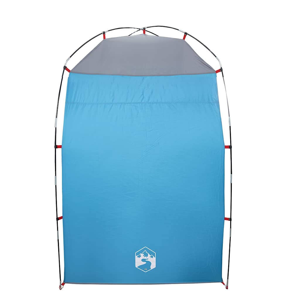 vidaXL Duschzelt Blau Wasserfest