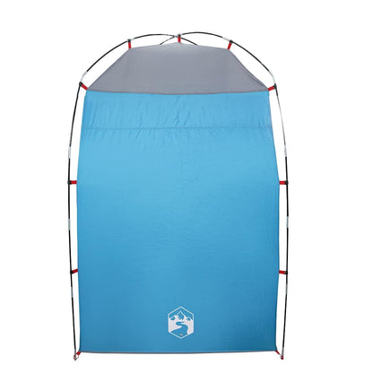 vidaXL Duschzelt Blau Wasserfest