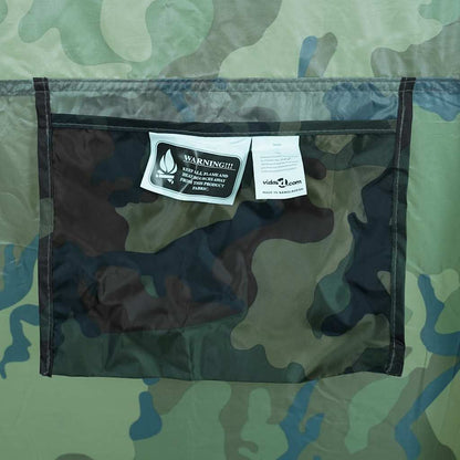 vidaXL Duschzelt Camouflage Wasserfest