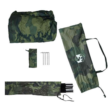 vidaXL Duschzelt Camouflage Wasserfest