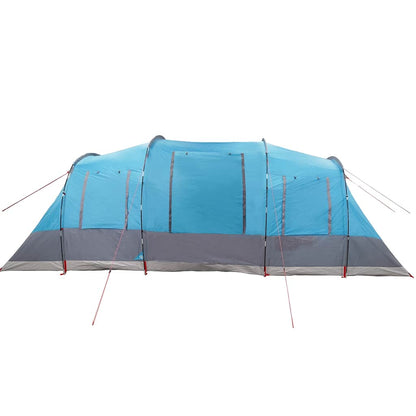 vidaXL Tunnelzelt 4 Personen Blau Wasserdicht
