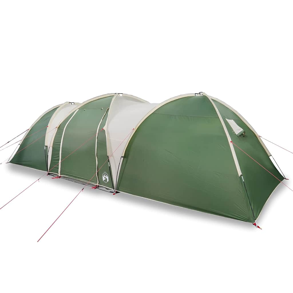 vidaXL Tente dôme familiale 8 personnes Vert Imperméable