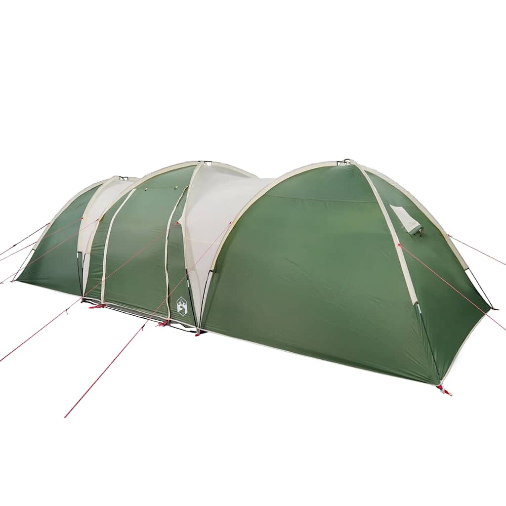 vidaXL Tente dôme familiale 8 personnes Vert Imperméable