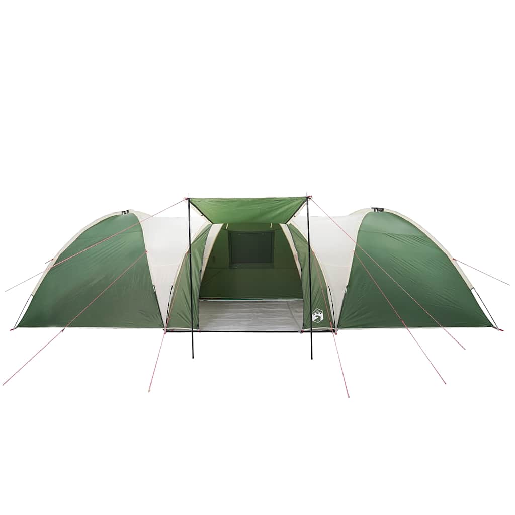 vidaXL Tente dôme familiale 8 personnes Vert Imperméable