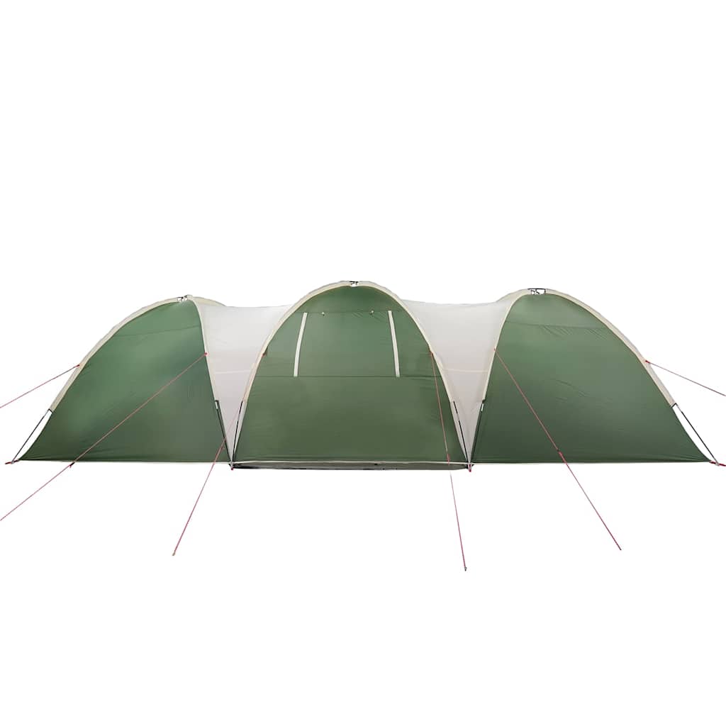 vidaXL Tente dôme familiale 8 personnes Vert Imperméable