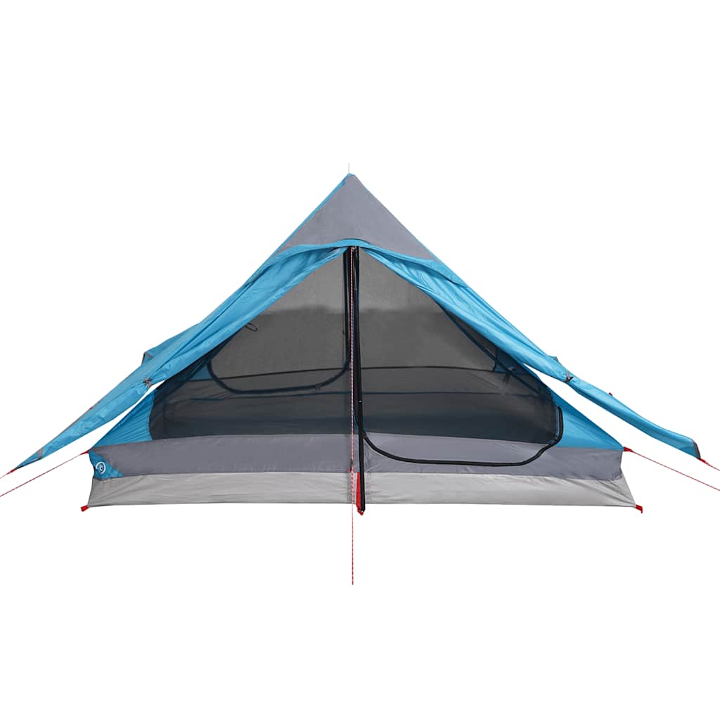 vidaXL Campingzelt 2 Personen Blau Wasserdicht