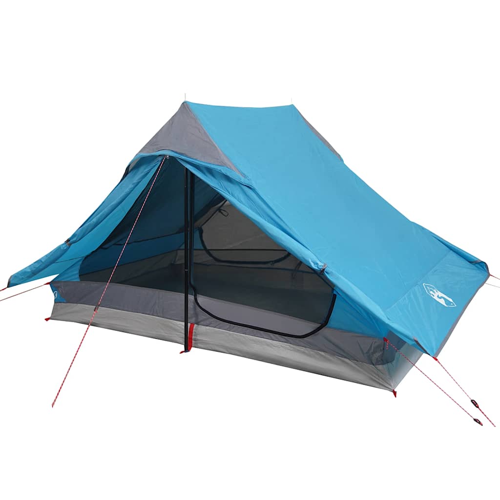 vidaXL Campingzelt 2 Personen Blau Wasserdicht