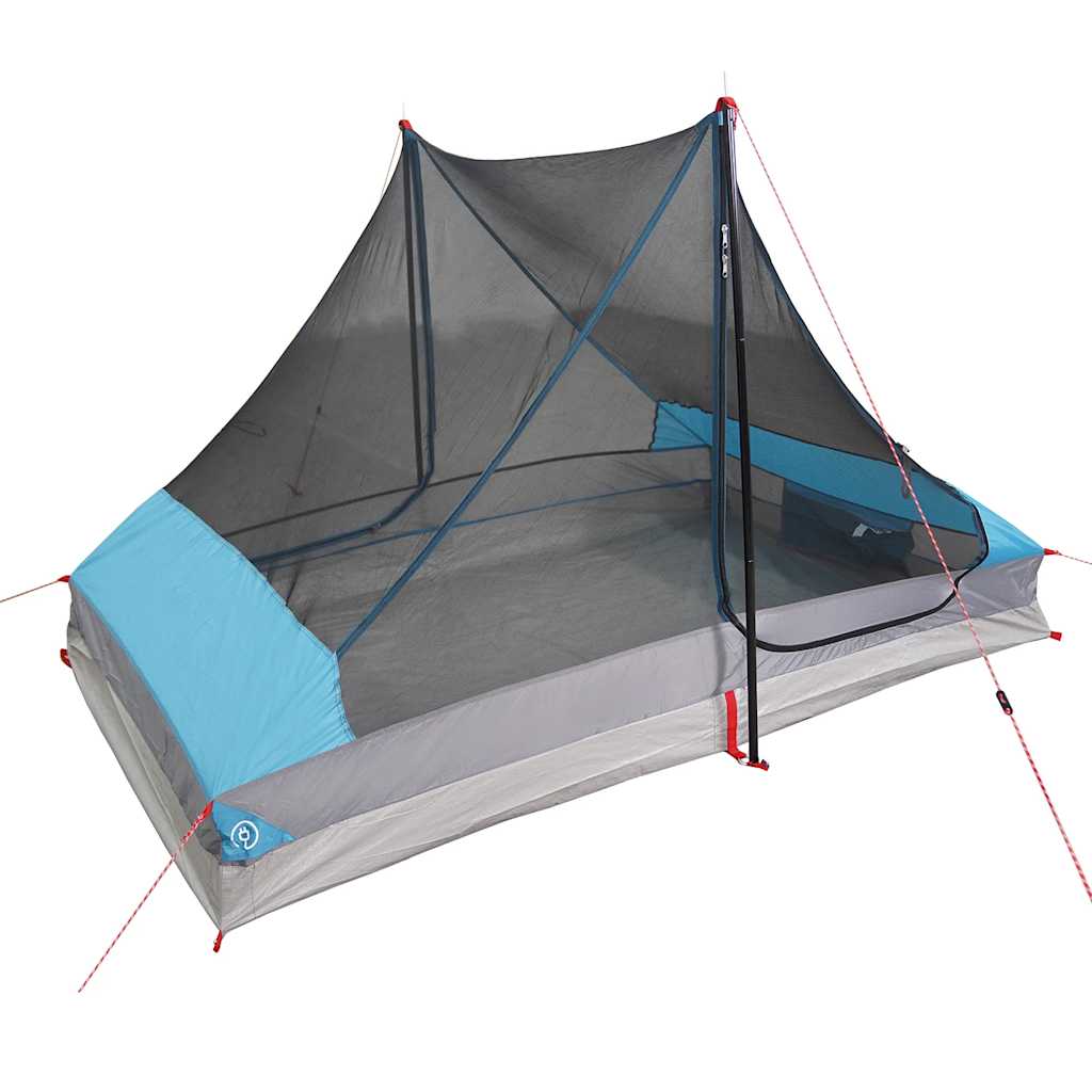 vidaXL Campingzelt 2 Personen Blau Wasserdicht