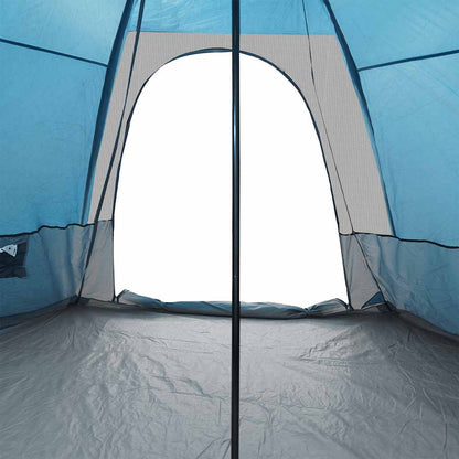 vidaXL Tipi-Familienzelt 6 Personen Blau Wasserdicht