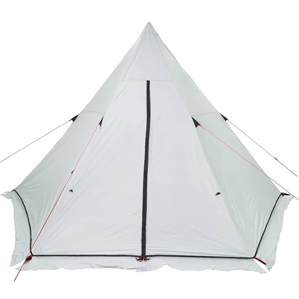 vidaXL Tipi-Familienzelt 6 Personen Weiß Verdunkelt Wasserdicht