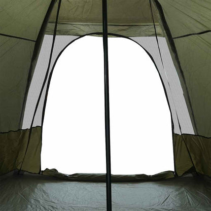 vidaXL Tipi-Familienzelt 6 Personen Olivgrün Wasserdicht