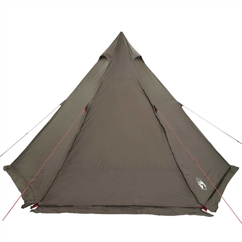 vidaXL Tente Tipi Familiale 6 Personnes Marron Imperméable