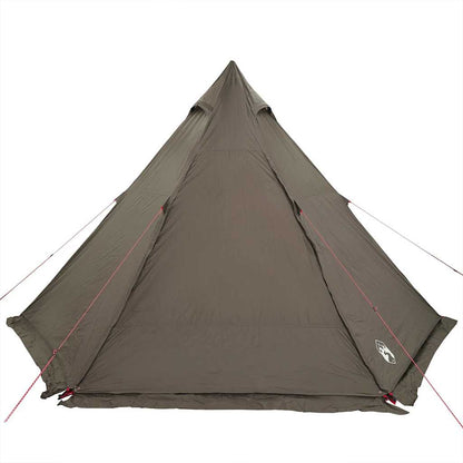 vidaXL Tente Tipi Familiale 6 Personnes Marron Imperméable