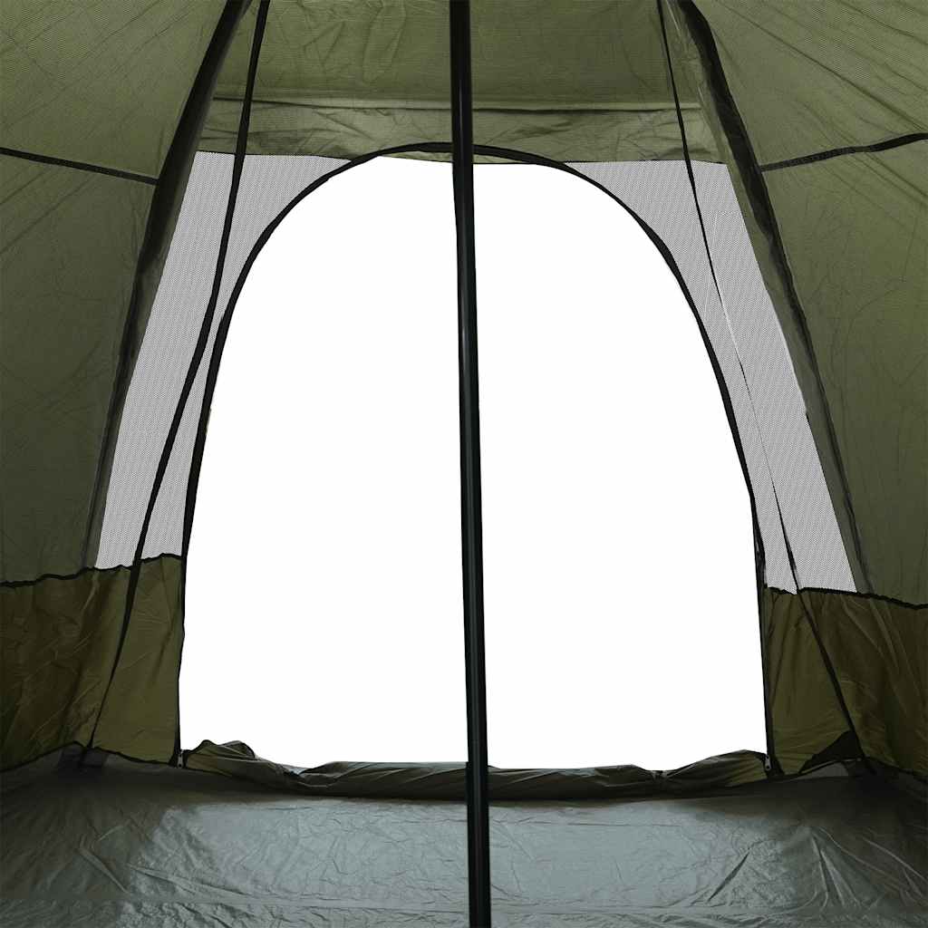 vidaXL Tente Tipi Familiale 6 Personnes Marron Imperméable