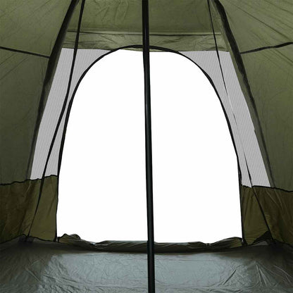 vidaXL Tente Tipi Familiale 6 Personnes Marron Imperméable