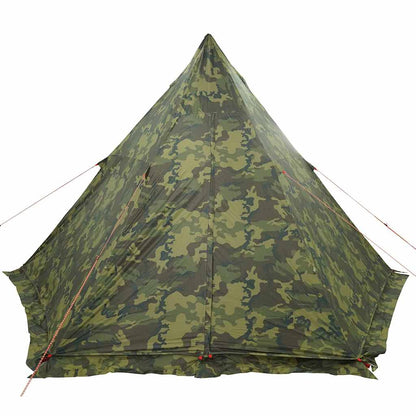 vidaXL Tipi-Familienzelt 6 Personen Tarnmuster Wasserdicht