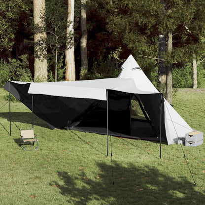 vidaXL Tipi-Familienzelt 8 Personen Weiß Verdunkelt Wasserdicht