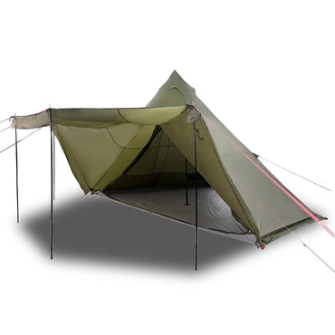 vidaXL Tipi-Familienzelt 8 Personen Olivgrün Wasserdicht