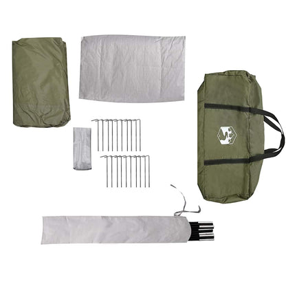 vidaXL Tente familiale tipi 8 personnes Vert olive Imperméable