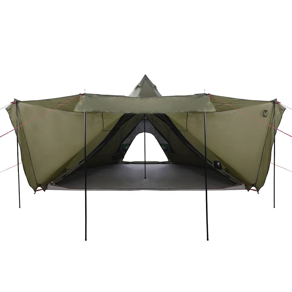 vidaXL Tente familiale tipi 8 personnes Vert olive Imperméable