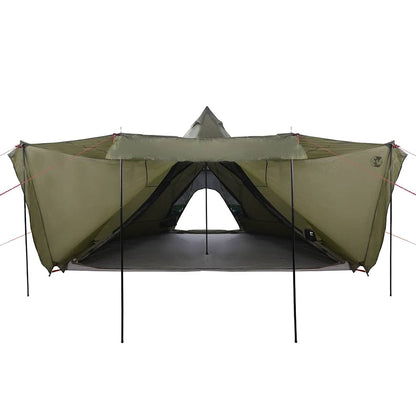 vidaXL Tente familiale tipi 8 personnes Vert olive Imperméable
