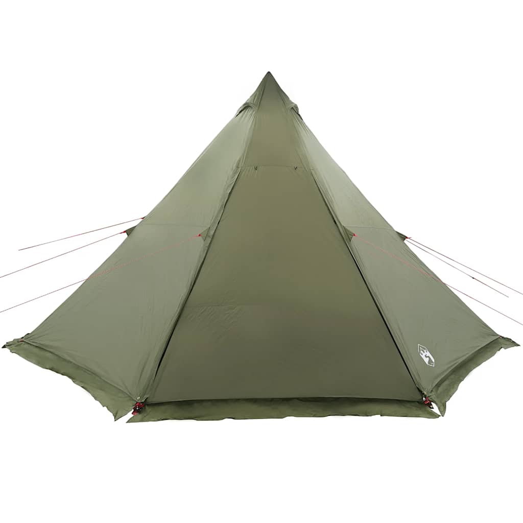 vidaXL Tente familiale tipi 8 personnes Vert olive Imperméable