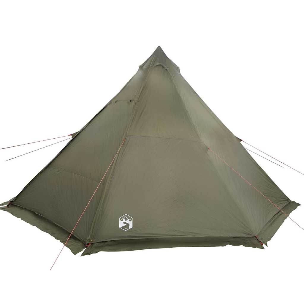 vidaXL Tente familiale tipi 8 personnes Vert olive Imperméable