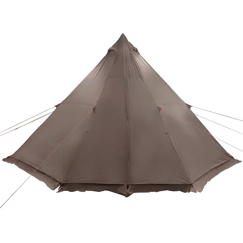 vidaXL Tipi-Familienzelt 8 Personen Braun Wasserdicht