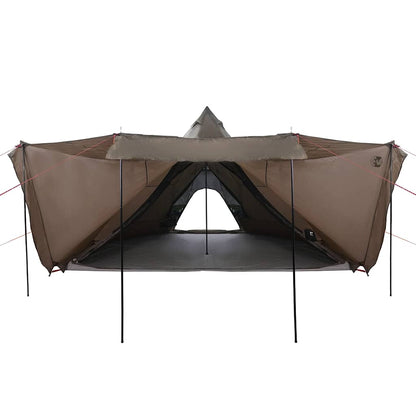 vidaXL Tipi-Familienzelt 8 Personen Braun Wasserdicht