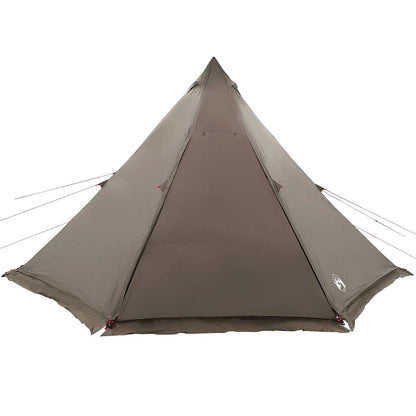 vidaXL Tipi-Familienzelt 8 Personen Braun Wasserdicht