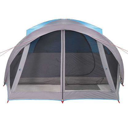 vidaXL Tente tunnel familiale 6 personnes bleue imperméable