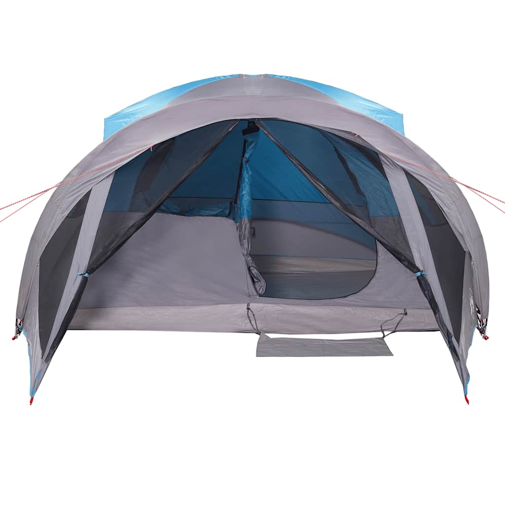 vidaXL Tente tunnel familiale 6 personnes bleue imperméable